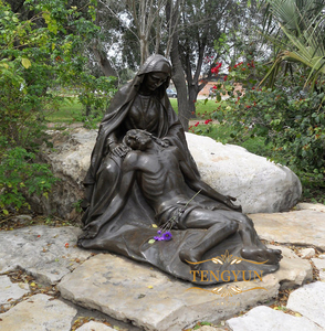 Estaciones DE LA Cruz Escultura <span class=keywords><strong>en</strong></span> Nuestra Señora de <span class=keywords><strong>San</strong></span> <span class=keywords><strong>Juan</strong></span> Del Valle Mejora la devoción del peregrino Estaciones de bronce de la Estatua de la Cruz - Product Image 6