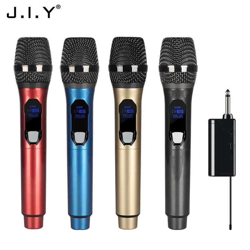 E1 VHF Wireless Universal Microphone Professional Handheld Microphone Transmitter Set With Receiver For Karaoke Conference