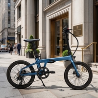 Vélo électrique pliable X3 en fibre de carbone, batterie au lithium 36V 350W, 7 vitesses, batterie amovible, léger, pour les trajets urbains