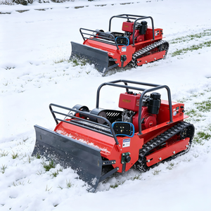 Hot Sales CE EPA Grass RC Flail Lawn Mower Robot <b>Gasoline</b> With Snow Plow 800mm 1000mm 1200mm ACK-800s High Traction System Ensur - Product Image 4