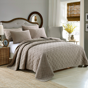 Full Size Comfortable Bed Spread Cotton Ultrasonic <strong>Quilt</strong> <strong>Bedspread</strong> for Bed - Product Image 1