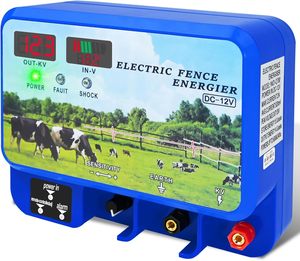 Transformador para Cercas Eléctricas de Granja de 80 km y 15 J, Equipo Portátil de Energía Solar para Cercas, Caja de Cercas Impermeable 260B - Product Image 3