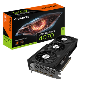 Tarjeta Gráfica para Juegos Usada RTX 4070 Windforce OC 12G GDDR6X para Computadora de Escritorio, Tarjeta de Video GPU con Triple Ventilador - Product Image 1