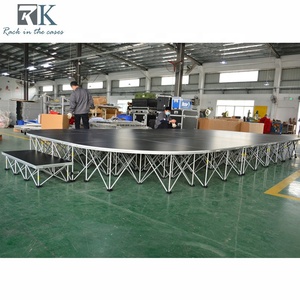 Escenario Móvil para Exteriores, Escenario Plegable de Aluminio, Plataforma de Escenario Portátil, Soporte OEM - Product Image 3