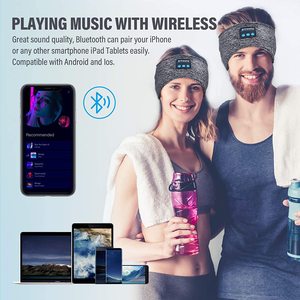 Tốt Nhất Chất Lượng Âm Thanh Hot Bán Âm Nhạc Du Lịch <span class=keywords><strong>Bluetooth</strong></span> Ngủ Mặt Nạ Mắt Ngủ Tai Nghe Ngủ Thể Thao Headbands Bán Buôn Tai Nghe - Product Image 5