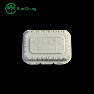 9*6 Inch 1 Compartment Square Plastic 1-2L Food Container Disposable Recyclable Microwave <strong>Lunch</strong> <strong>Box</strong> 150 <strong>Pack</strong> - Product Image 4