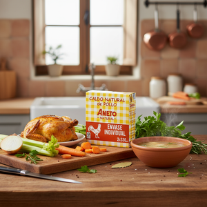 น้ำซุปไก่ทำจากธรรมชาติทำจากวัตถุดิบบริสุทธิ์จาก12X330ml สเปน - Product Image 3