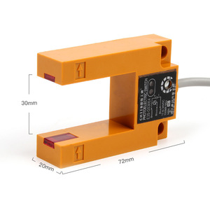 Capteur photoélectrique E3S-GS30E4, interrupteur de proximité en forme de U, NPN normalement ouvert, équipement industriel, coque ABS, étanche à la poussière - Product Image 3