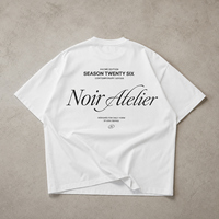Nouvel Arrivage T-shirt Basique Ample pour Homme avec Impression de Lettres, Coupe Boxy, Idéal pour l'Été