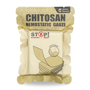 Rhino kurtarma Chitosan hemostatik gazlı bez sadece 60 saniye sıkıştırma ile şiddetli arteriyel kanamayı durdurur - Product Image 2
