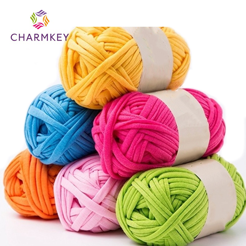 Rainbow Yarn Crochet Thread 3-Pack 300g - Super Soft T-Shirt Yarn For Knitting Crafts