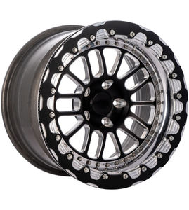 Jantes forgées WELD Beadlock pour Drag Racing Camaro <span class=keywords><strong>Mustang</strong></span> Challenger 15 16 17 pouces, jantes en alliage poli légères - Product Image 4