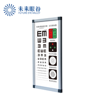 Optical Instrument LED Illuminated Vision Chart Visual Acuity Chart for Eye Exam Optical Store