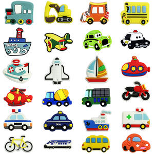 Breloque de chaussure populaire pour sabots, motif voiture de course, véhicules sportifs et véhicules de transport, style <span class=keywords><strong>dessin</strong></span> <span class=keywords><strong>animé</strong></span> mignon, tendance mode - Product Image 3