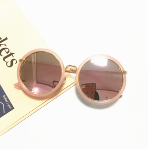 <span class=keywords><strong>Occhiali</strong></span> <span class=keywords><strong>da</strong></span> <span class=keywords><strong>Sole</strong></span> per Bambini alla Moda, Montatura Rotonda, Protezione UV per Ragazze e Ragazzi - Product Image 4