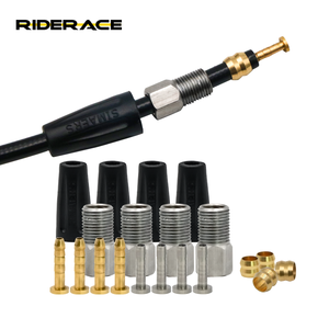 RIDERACE Tubo de tubo de bicicleta <span class=keywords><strong>Aceite</strong></span> Manguera de disco hidráulico Anillo de presión Freno en T <span class=keywords><strong>para</strong></span> Oliva Bh90 /Bh59 Aguja de <span class=keywords><strong>aceite</strong></span> de bicicleta Traje de cabeza de oliva - Product Image 1