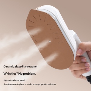 Mini <span class=keywords><strong>Fer</strong></span> à Repasser Électrique Portable, Défroisseur Vapeur 40W Anti-Brûlure à Sec, Machine à Repasser Rotative pour la Maison - Product Image 3