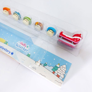 Poupée d'<span class=keywords><strong>action</strong></span> de Noël transparente personnalisée Anime Figure Champignons Jouet Cadeau Affichage Blister Pp Pvc Pet Boîte d'emballage en plastique transparent - Product Image 2