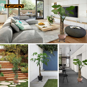 Grand support de plante en métal avec <span class=keywords><strong>roues</strong></span> verrouillables Protecteur de sol <span class=keywords><strong>Roues</strong></span> roulantes en caoutchouc Supports pour plantes Rouleaux pour plantes Support pour pots - Product Image 3