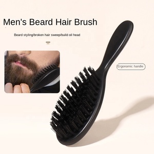 Peines Profesionales para Barba y Bigote para Hombre con Cepillo de Nylon para Desvanecer el Color y Peine para Limpiar el Cuello, para Corte de Pelo y Limpieza Facial - Product Image 1