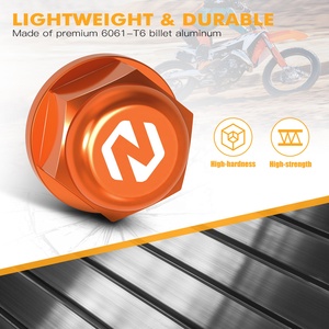 NiceCNC M22 écrou de broche de blocage de roue arrière pour GasGas MC/MC F <span class=keywords><strong>125</strong></span>/250/350/450 2024 - Product Image 3