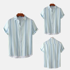 Chemises manches courtes pour hommes, grande taille, EBay Wish New <span class=keywords><strong>2023</strong></span> Offre Spéciale, plage décontractée, imprimé Floral, chemises pour hommes hawaïishirt - Product Image 4