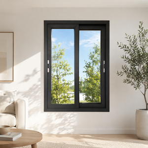 Ventana Corredera de Aluminio Insonorizada de Alta Calidad con <span class=keywords><strong>Mosquitera</strong></span> y Vidrio Templado - Product Image 1
