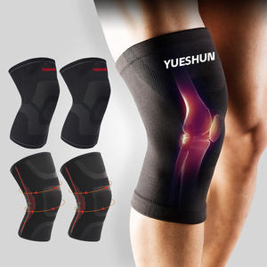 大人用スポーツ保護カスタムニット & スパンデックス圧縮膝サポートスリーブ - Product Image 1