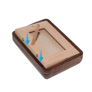 Factory Supplier Custom OEM Solid Black Walnut <strong>Wood</strong> Modern Stylish UV Printing Photo <strong>Frames</strong> - Product Image 2