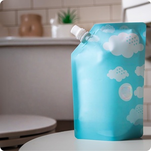 Offres Spéciales : Sachets Doypack en PE avec bec verseur pour détergent liquide vaisselle et shampoing liquide, écologiques et rechargeables - Product Image 2