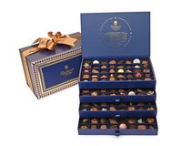 Boîte à dragées personnalisée de luxe pour la Saint-Valentin, mariage, emballage de bonbons, boîte à dessert pliable, emballage alimentaire en chocolat, boîte cadeau à tiroir