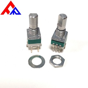 Venta Directa de Fábrica: Potenciómetro Rotatorio de Alta Calidad PTV097 con Eje Metálico Moleteado de 5 Pines, 1K-100K, 20% de Precisión - Product Image 2