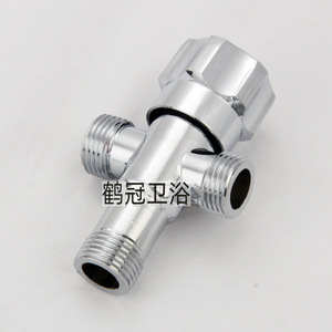 Válvula angular de doble salida Crane Crown de 1/2 pulgada (17 mm) para agua a temperatura normal, válvula de tres vías - Product Image 3