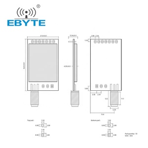 Ebyte ODM E34-2G4H20D <b>Module</b> Nrf24l01p 24ghz <b>Wireless</b> Transceiver Control 2.4ghz Smd <b>Rf</b> Nrf24l01 Pa Lna Ceramic Antenna - Product Image 5