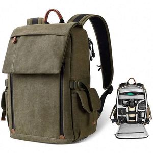Sac à dos pour appareil photo reflex numérique, grand format, imperméable, en toile polyester, pour voyages et activités de plein air, échantillon gratuit - Product Image 1
