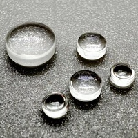 Lentille asphérique collimateur en verre optique, diamètre 5,5 mm, longueur focale 8,8 mm, OEM pour éclairage laser et LED avec revêtement antireflet