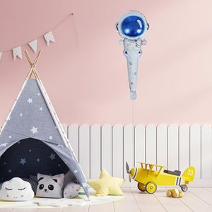 ลูกโป่งฟอยล์รูปนักบินอวกาศแบบถือได้จำนวนมาก, ลูกโป่งเมทัลลิกธีมอวกาศสำหรับเด็ก ตกแต่งงานวันเกิดธีมอวกาศ - Product Image 5