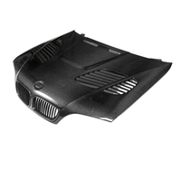 Capot moteur en fibre de carbone style M3 pour BMW E46 Série 3 1996-2004, capot ventilé en fibre de carbone BMW E46