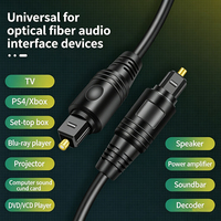 Câble optique Toslink, câble audio numérique, fibre optique SPDIF, cordon pour haut-parleur, home cinéma, DVD, Xbox, HDTV
