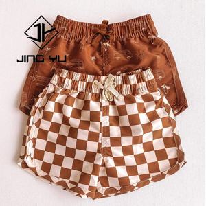 Shorts de Baño para Niños Estampados de Fábrica OEM, Traje de Baño Infantil de Nailon Transpirable y Ecológico Personalizado - Product Image 1