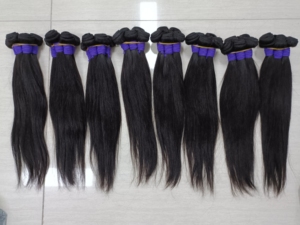 Letsfly ขายดี 10-24 นิ้ว ผมตรงแท้ 100% แบบเป็นมัด ผมบราซิลเวอร์จิ้นเกรด 8A สีธรรมชาติ - Product Image 5