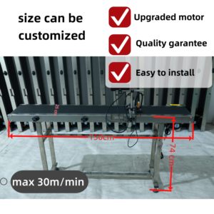 Endüstriyel Mürekkep Püskürtmeli Kodlama Montaj Hattı için Ağır Hizmet Tipi Bantlı Konveyör - Product Image 5