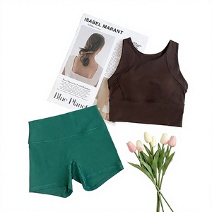 Ensemble de soutiens-gorge de sport pour femmes, lot de 4, couleur unie, débardeur d'entraînement, soutien-gorge de fitness pour l'exercice, le yoga, la course à pied - Product Image 3