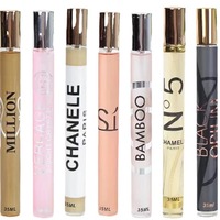Ensemble de parfums pour femmes en gros, longue durée, 35 ml, mini vaporisateur corporel de voyage avec parfum fruité dans une bouteille élégante