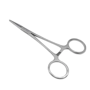 Instrumen Bedah Medis Penjepit Pengunci Pinset Tang Tang Hemostat Nyamuk Melengkung - Product Image 1