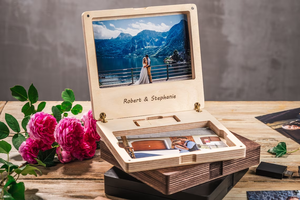 Caja <span class=keywords><strong>de</strong></span> <span class=keywords><strong>Fotos</strong></span> <span class=keywords><strong>de</strong></span> <span class=keywords><strong>Madera</strong></span> para Regalo <span class=keywords><strong>de</strong></span> Boda y USB, Caja <span class=keywords><strong>de</strong></span> Recuerdos <span class=keywords><strong>de</strong></span> <span class=keywords><strong>Madera</strong></span> Personalizada para Álbum <span class=keywords><strong>de</strong></span> <span class=keywords><strong>Fotos</strong></span>, Caja <span class=keywords><strong>de</strong></span> Memoria USB Grabada - Product Image 2