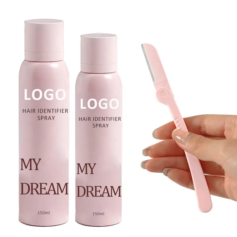Prezzo di fabbrica Private Label OEM personalizzato per la pelle del viso delle donne identificatore dei capelli Spray per la rasatura del viso