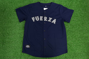 เสื้อเบสบอลลายขวางเสื้อซอฟต์บอลชุดเครื่องแบบเบสบอลว่างเปล่า - Product Image 4