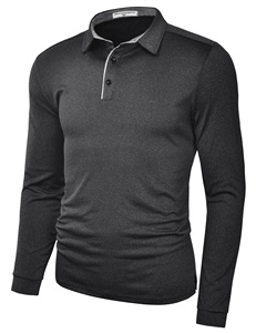 Compras en línea Ropa de invierno Al Aire Libre Atlético Hombres Polo Top Venta caliente Personalizado Secado rápido Transpirable Antiarrugas <span class=keywords><strong>Manga</strong></span> larga - Product Image 4