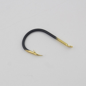 50 hameçons en acier à haute teneur en carbone pour carpe crucian, dents de fantôme noires et dorées, pour gros poissons, snapper, hameçons barbelés en vrac - Product Image 5
